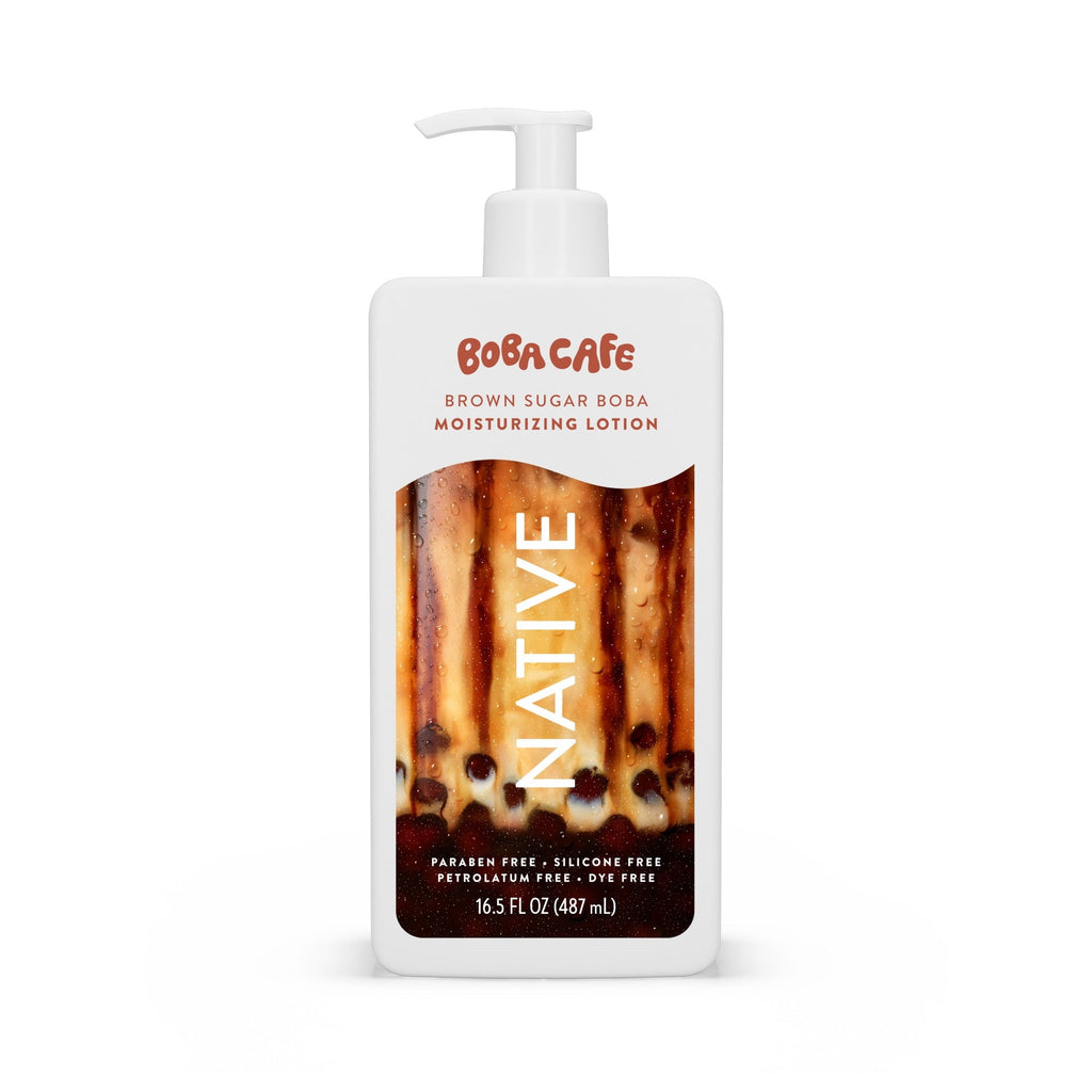 Moisturizing Body Lotion, Limited Edition Brown Sugar Boba, Silicone Free for Women and Men, Boba Café, 16.5 oz