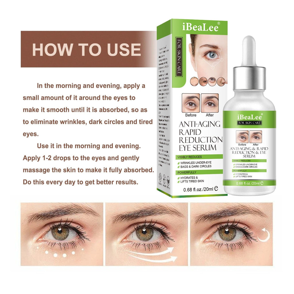 Firming Serum,Aging Eye Serums For Women & Men - Reduces Puffiness, Dark Circles, Under Eye Bags, Wrinkles And Fine Lines Around The Eyes20ML Essence Personal Care Clearance A