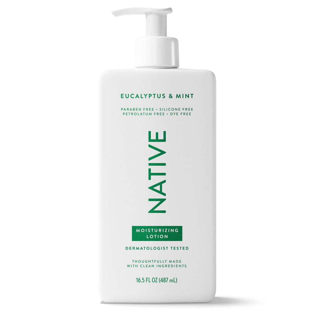 Moisturizing Hand & Body Lotion, Eucalyptus & Mint, Silicone Free, for Men and Women, 16.5 oz