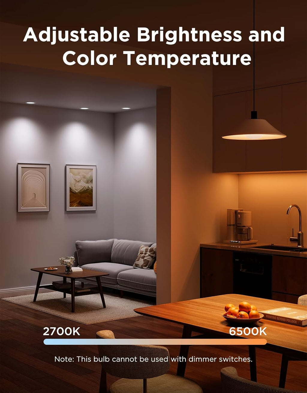 E26 Smart LED Colored Light Bulbs (6pack)