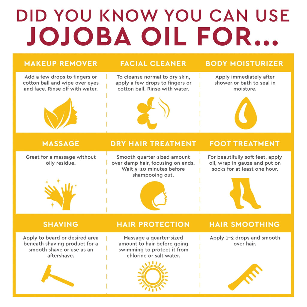 100% Pure Jojoba Oil 4 fl oz Liq