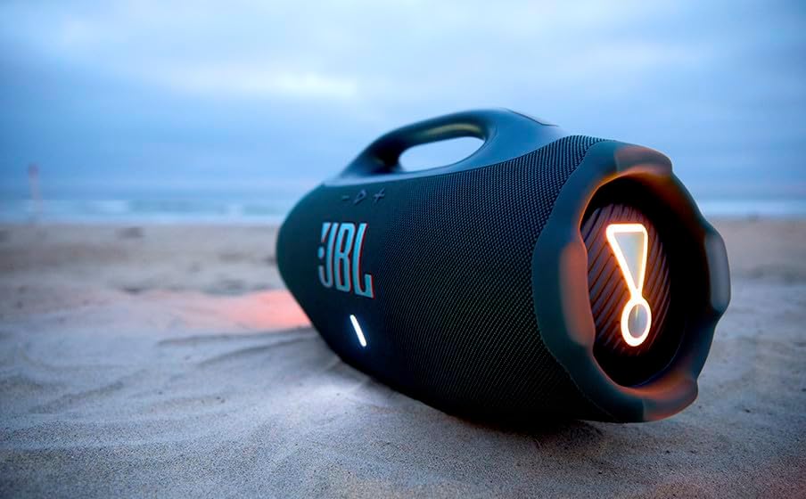 JBL Boombox 4 - Most Powerful Portable Waterproof Speaker with Massive Pro Sound Up to 34 Hours of Playtime & Multi-Speaker Connection by Auracast™ (Black)