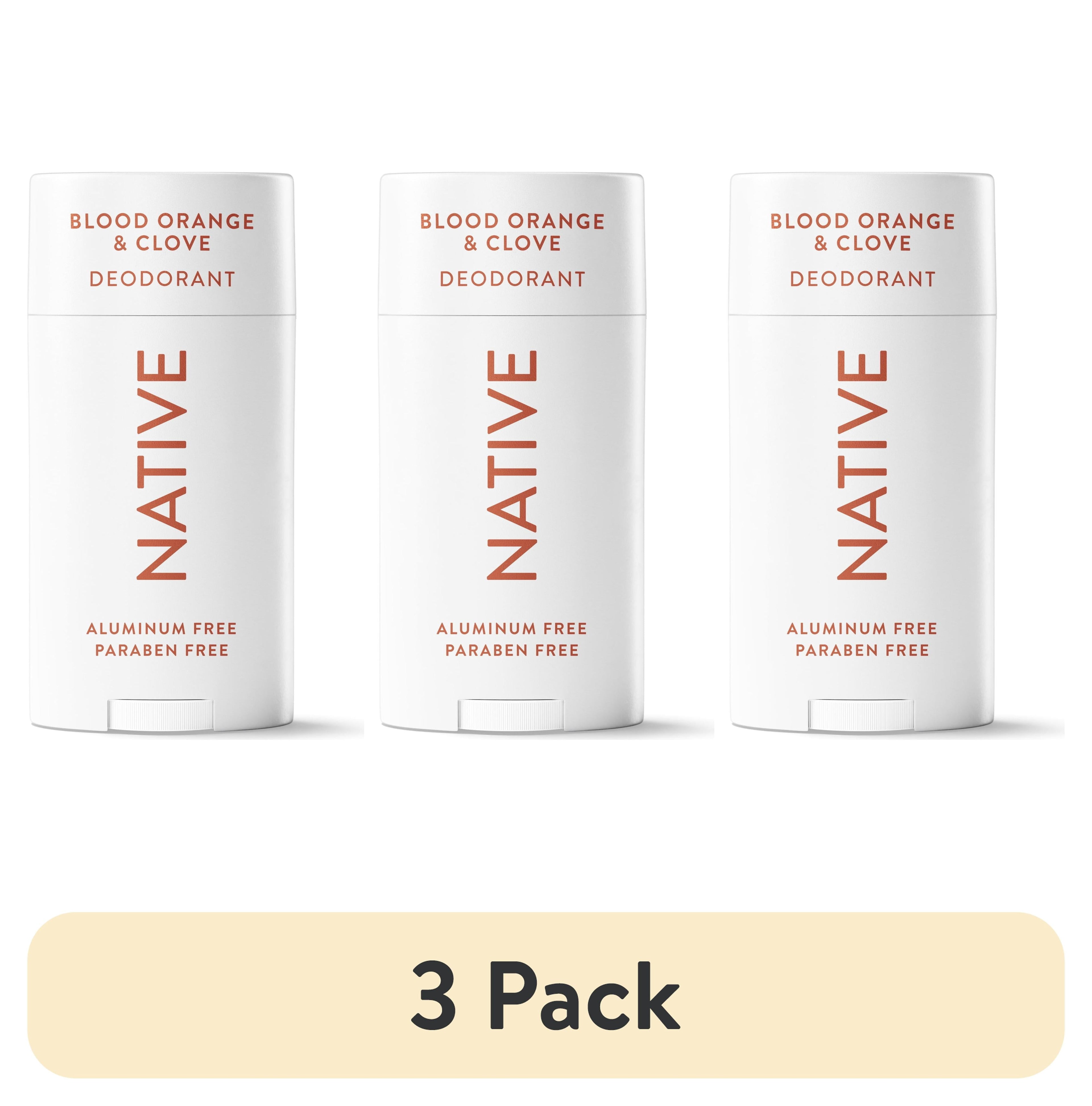 Aluminum Free Deodorant For Women, 72 Hour Solid Deodorant Stick, Blood Orange & Clove, 2.65oz