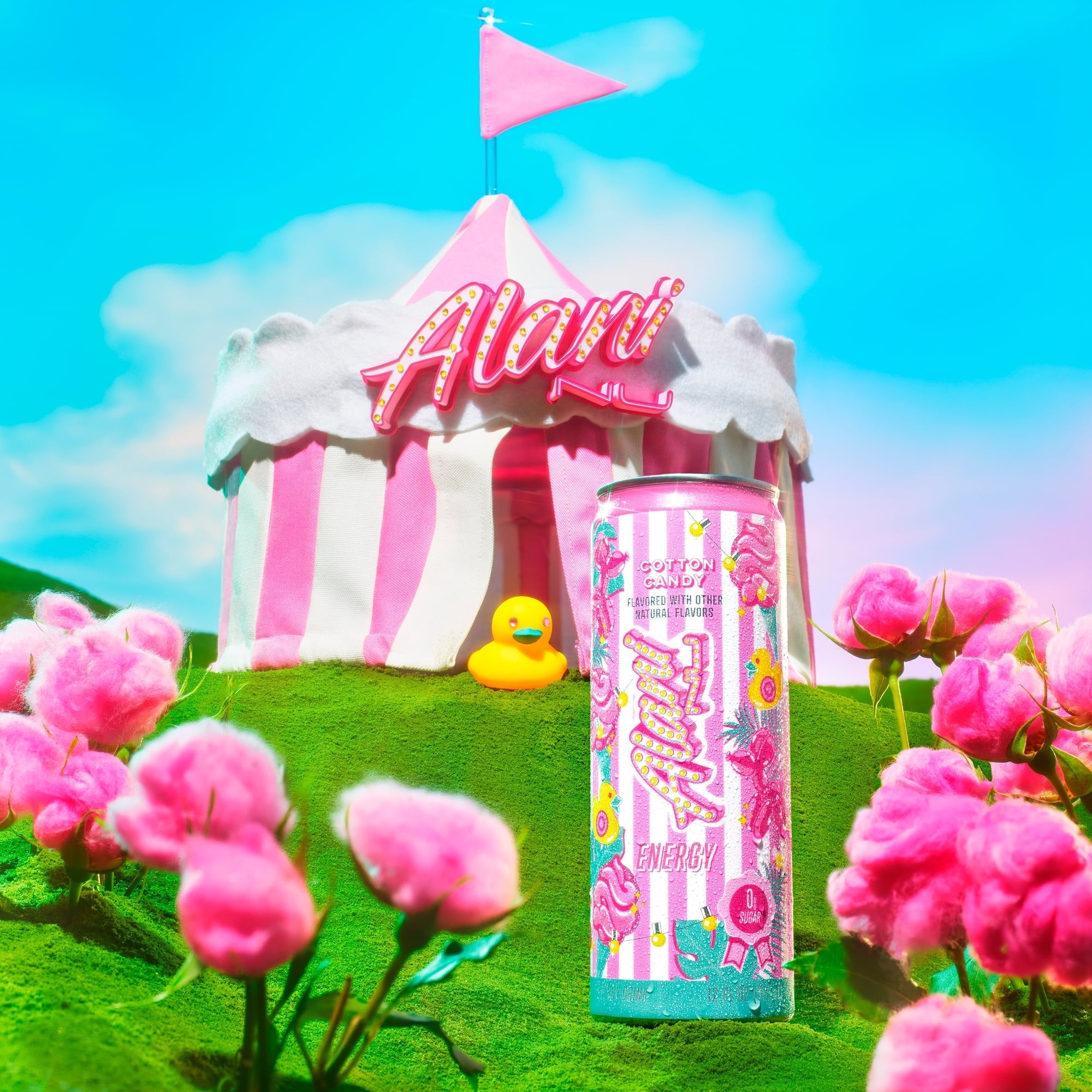 Energy Drink Cotton Candy 12oz Pack 2 cans