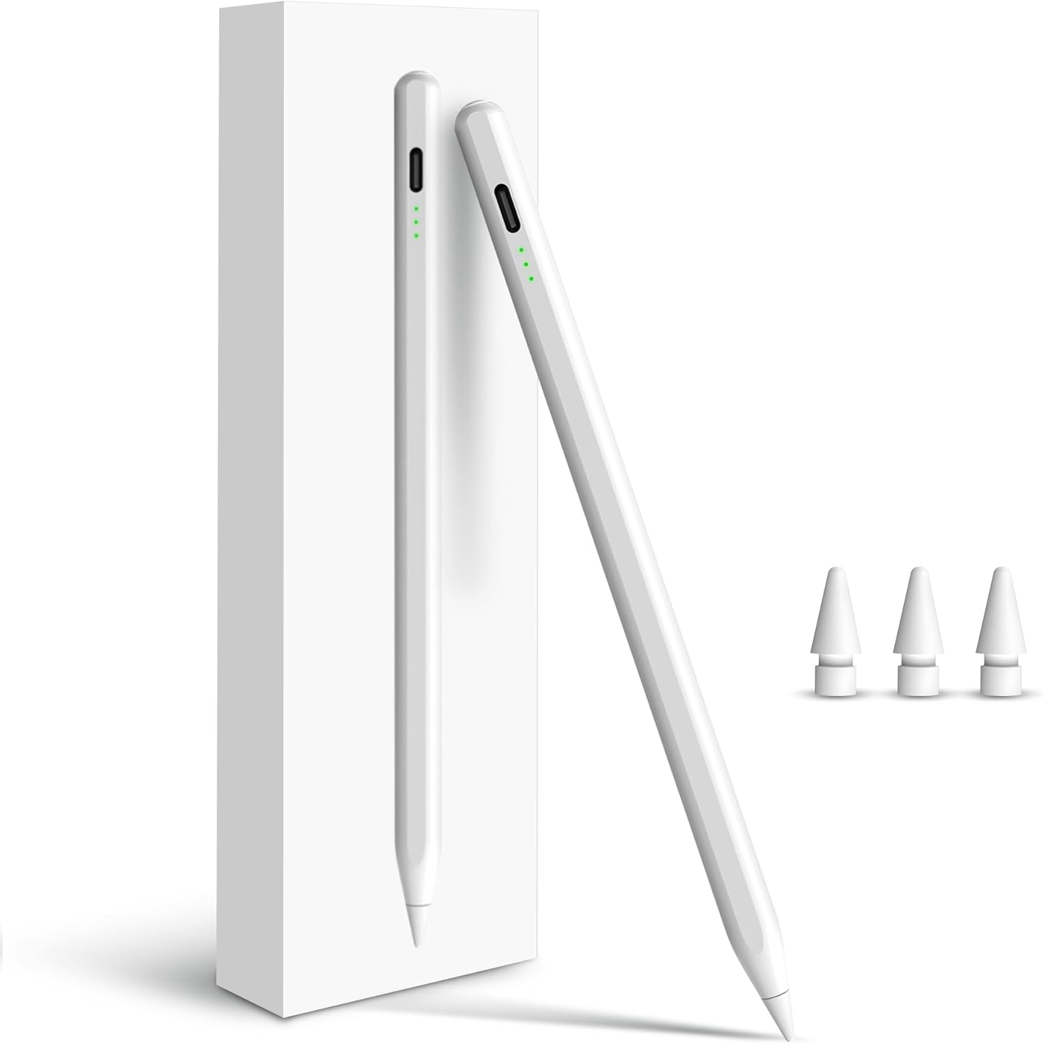 Penlike Pencil for Apple iPad A16 10th, Fast Charge Stylus Pen for 2026-2018 iPad A16/11-6th, Air 11"/13" M4/M3/M2/5th-3rd, Pro 13/11/M4/12.9, Mini A17 Pro/6/5th Palm Rejection Tilt Sensitivity