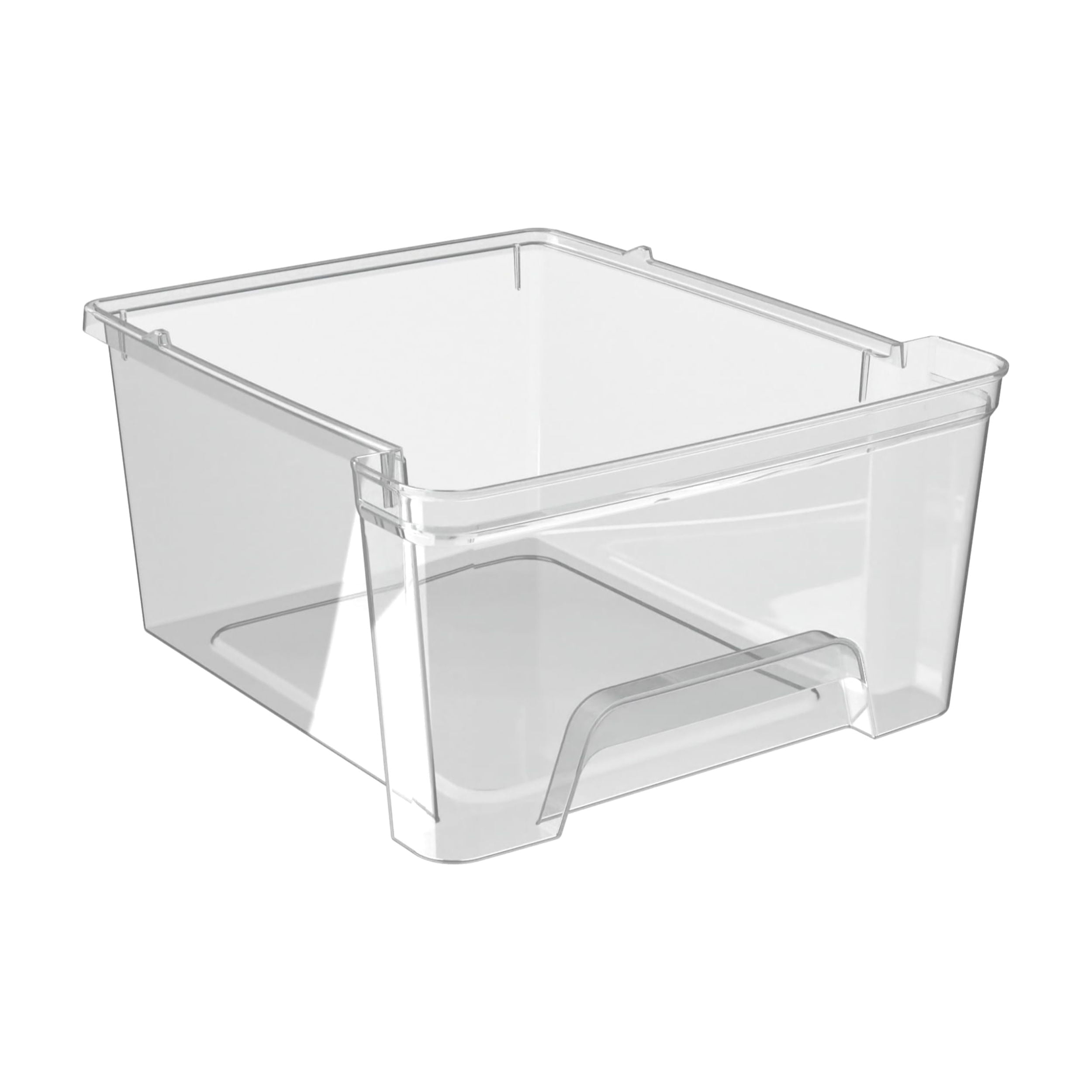 Knock Down Medium Storage Cart with Drawers, Silver Plastic