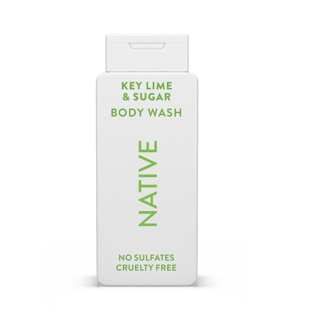 Body Wash, Key Lime & Sugar, Sulfate Free, Naturally Derived Ingredients, 24hr Freshness, for Women & Men, 18 fl oz