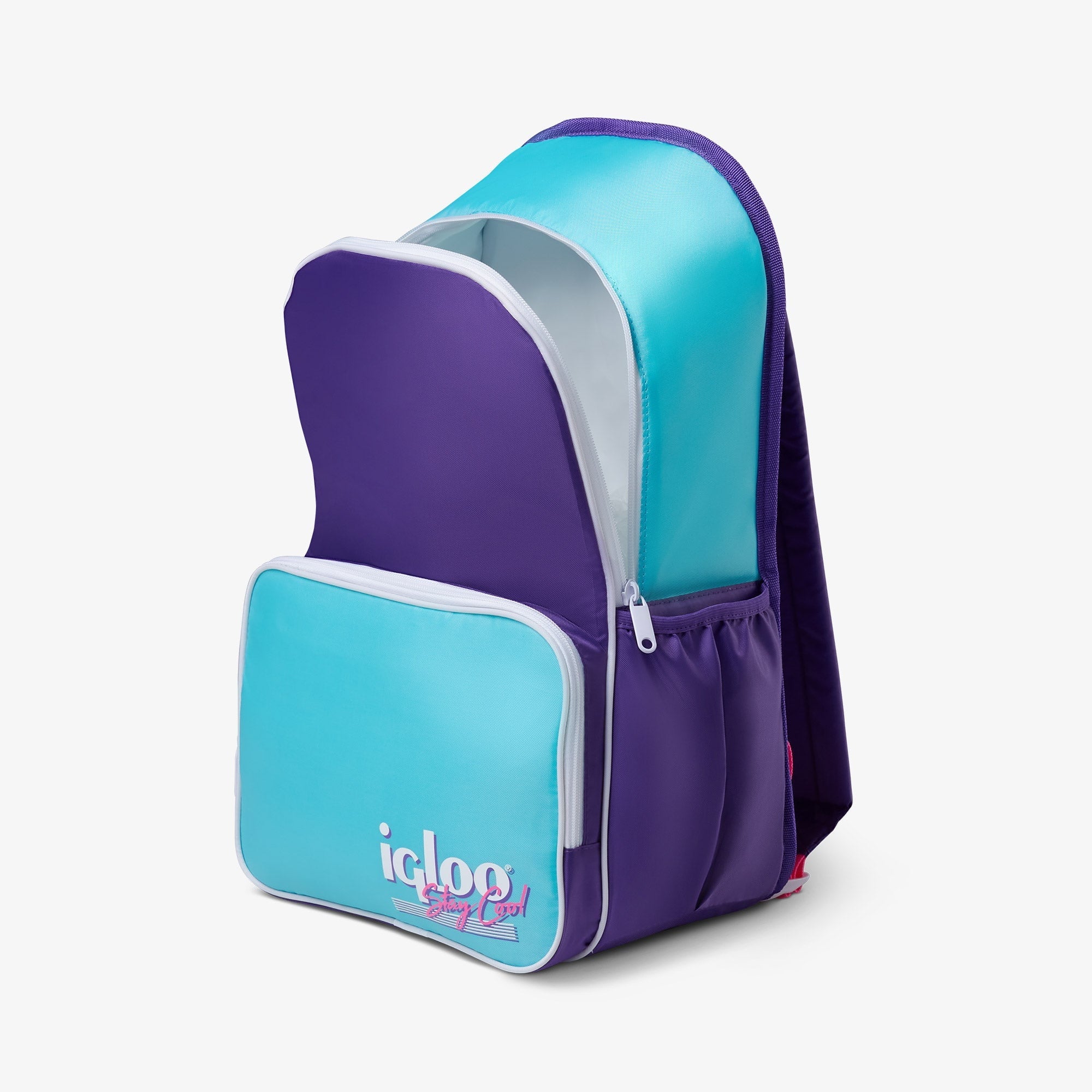Igloo 20 can Retro Backpack Water Cooler, Pink and Jade Green