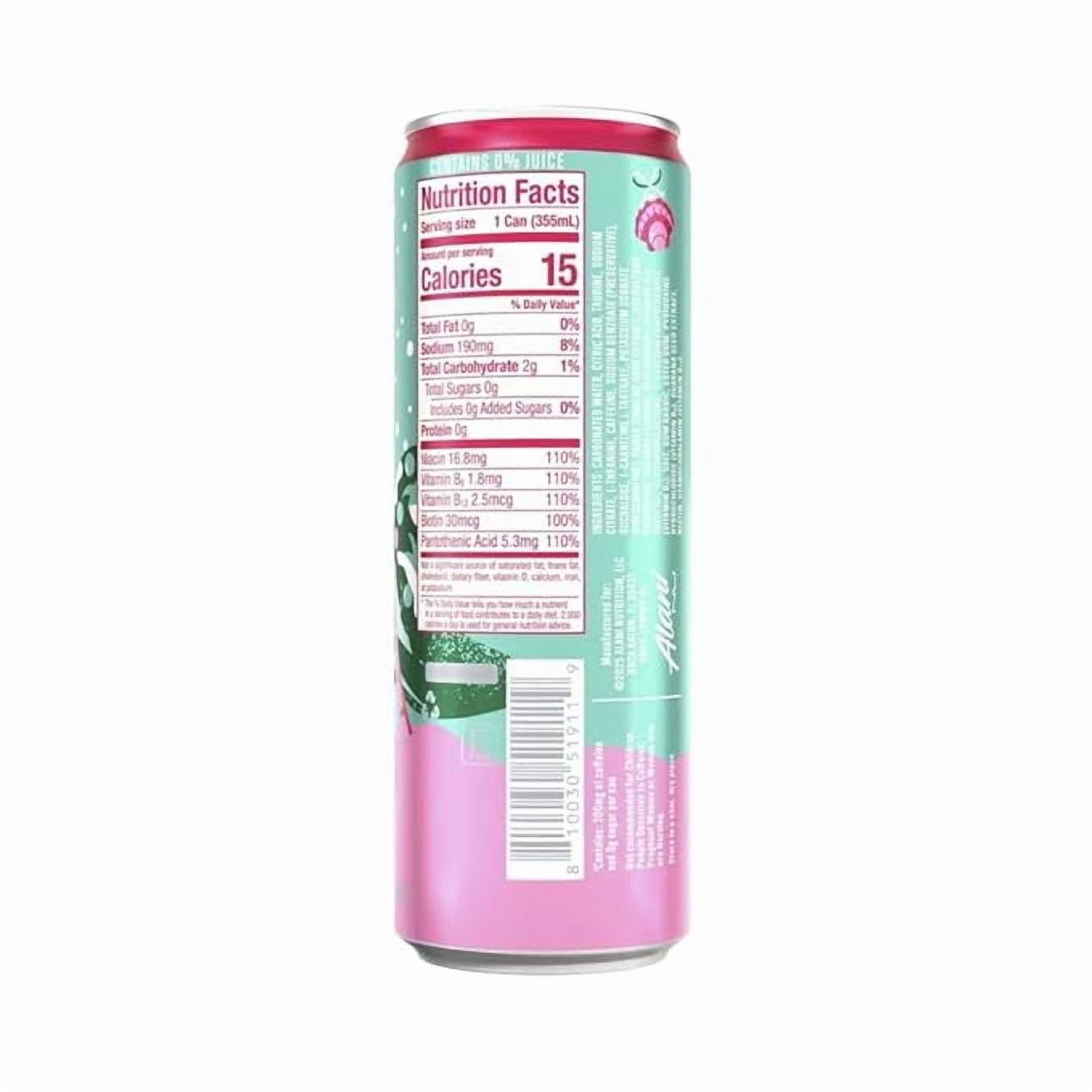 New Alani Energy Drinks Winter Wonderland, Hawaian Shaved Ice, Pink Slush Variety Pack Sugar-Free, Low-Calorie, Energy Boost Drink 12 fl oz (Pack of 6)