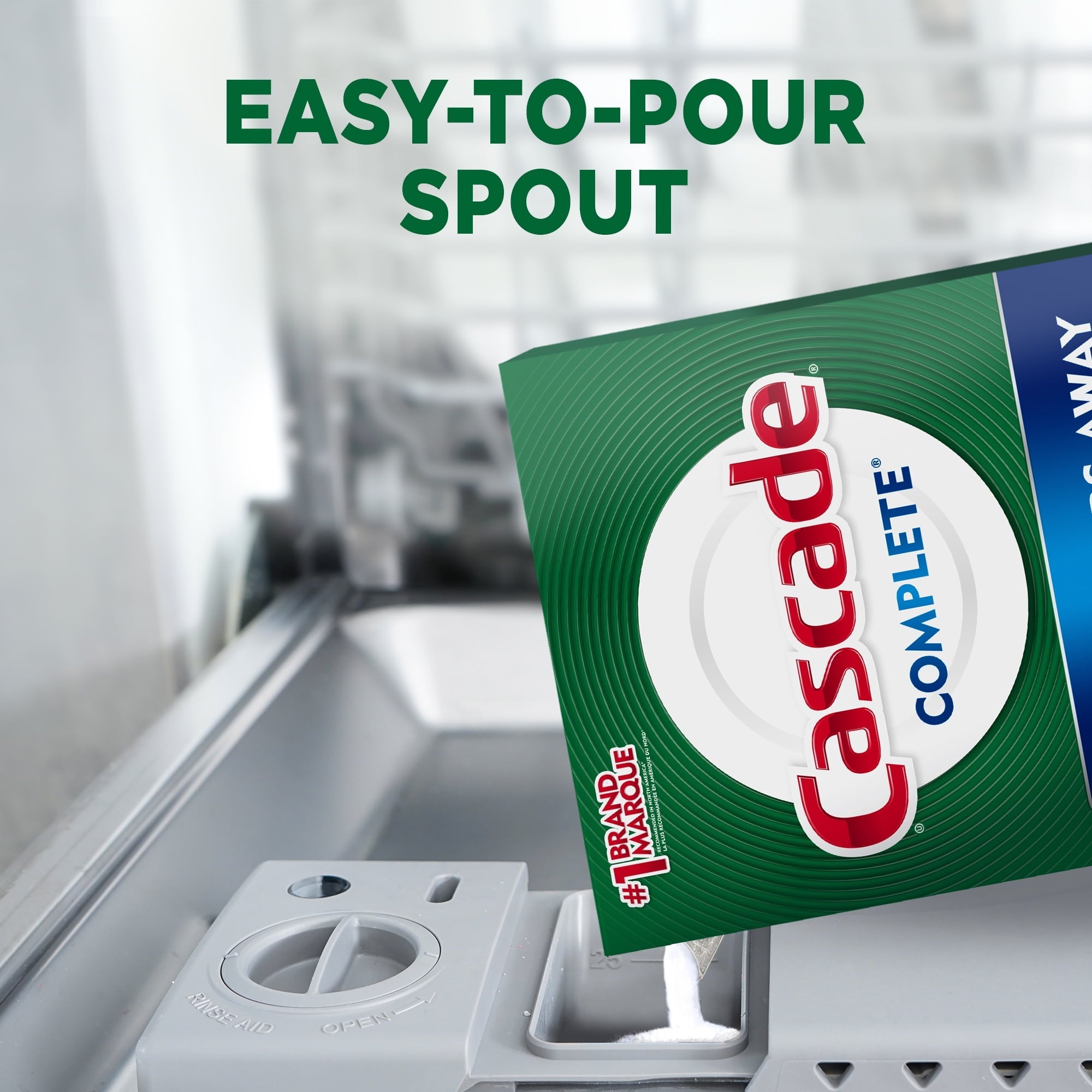 Complete Dishwasher Detergent Powder, Dish Detergent, Dish Soap, Fresh, 75 fl oz