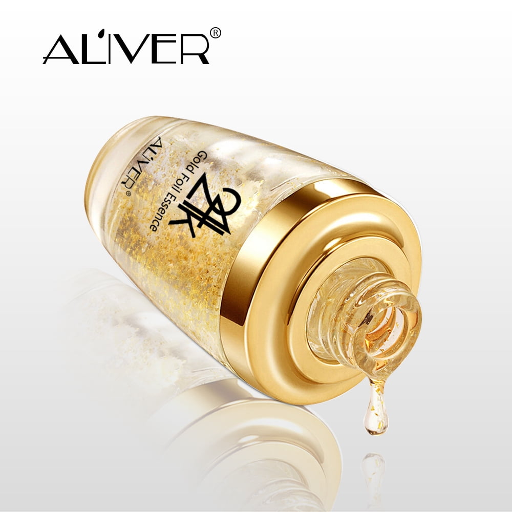 60ml 24K Gold Face Serum with Hyaluronic Acid for and Night Wrinkle Removal Facial Moisturizer Firming Lifting Skin Essence