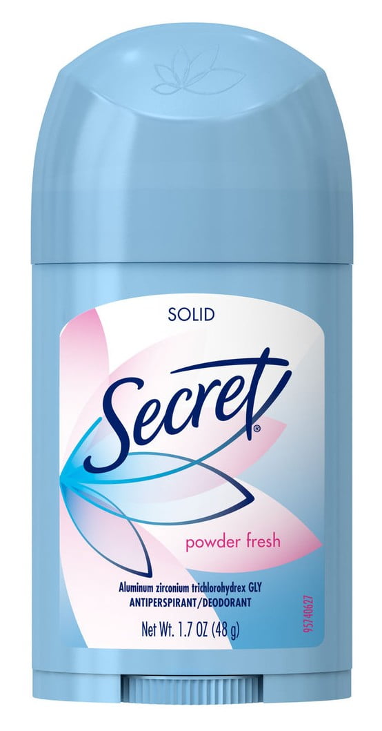 Deodorant Solid 1.7oz Powder Fresh Antiperspirant (Pack of 3)