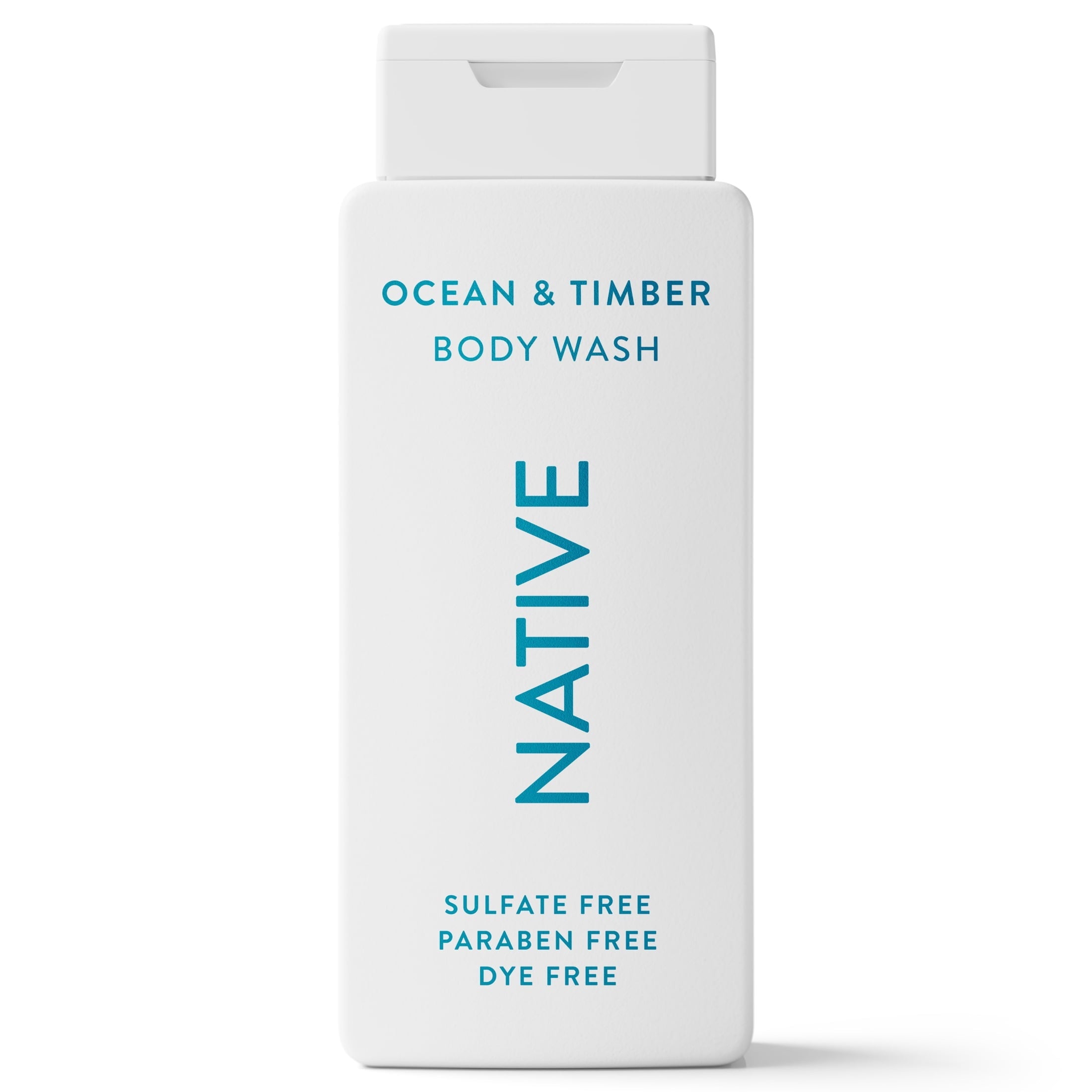 Body Wash, Ocean & Timber, Sulfate Free, Naturally Derived Ingredients, 24hr Freshness, for Women & Men, 18 fl oz
