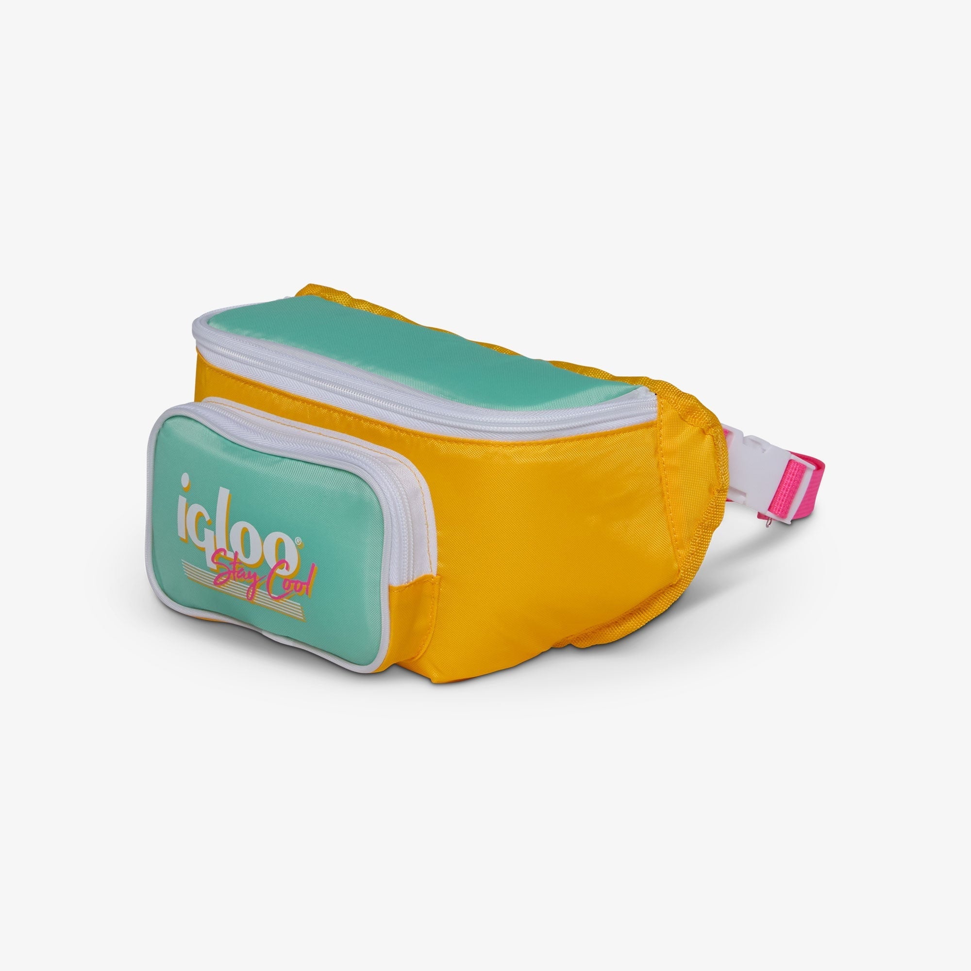 3 Can Capacity Retro Fanny Pack Cooler Bag, Lilac Purple