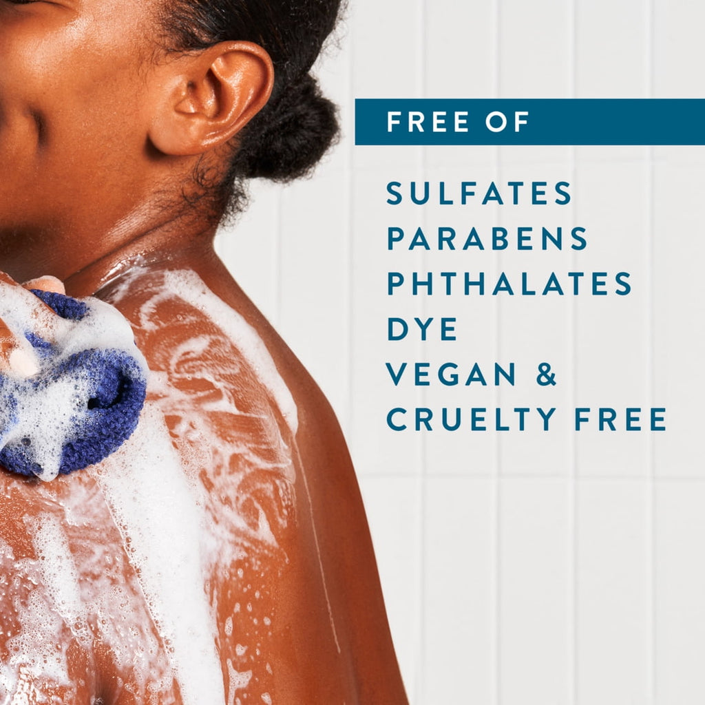 Body Wash, Sea Salt & Cedar, Sulfate Free, Naturally Derived Ingredients, 24hr Freshness, for Women & Men, 18 fl oz
