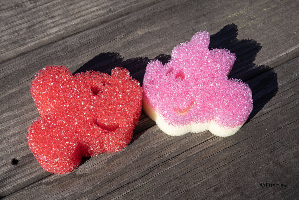 Disney Mickey & Minnie Mouse Non-Scratch Cleaning Sponges, 2-Pack