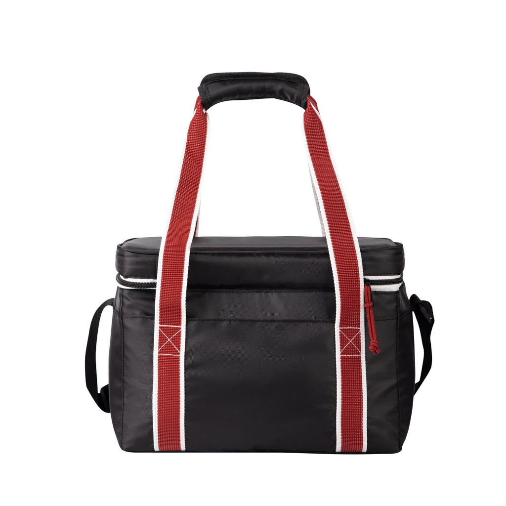 12 Can Capacity Heritage Lunch Companion Cooler Bag, Black and Red