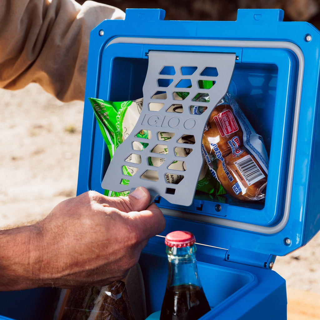 10 QT Gripper CoolBox Personal Cooler, Blue