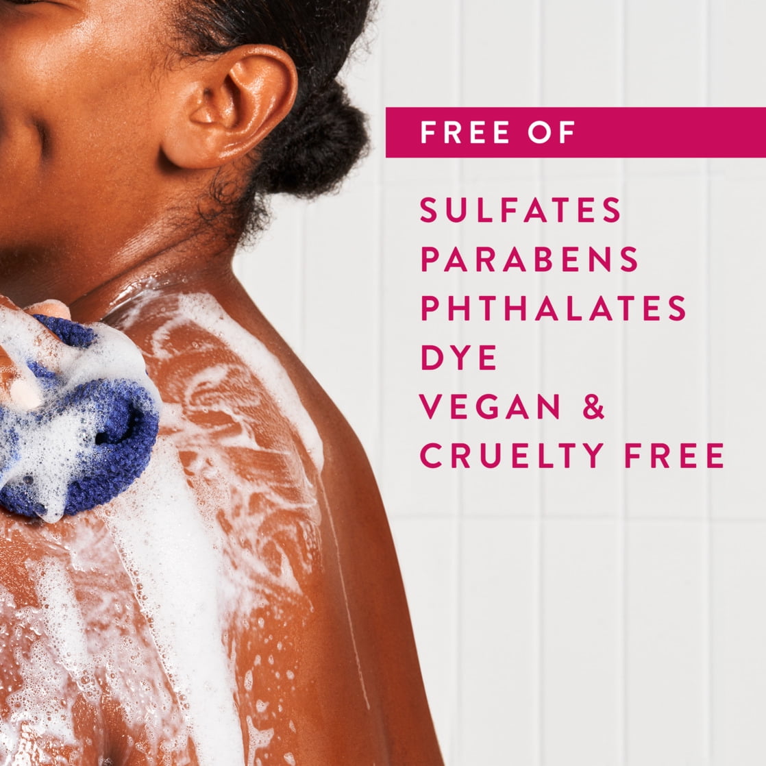 Body Wash, Cherry & Vanilla Macaron, Sulfate Free, Naturally Derived Ingredients, 24hr Freshness, for Women & Men, 18 fl oz