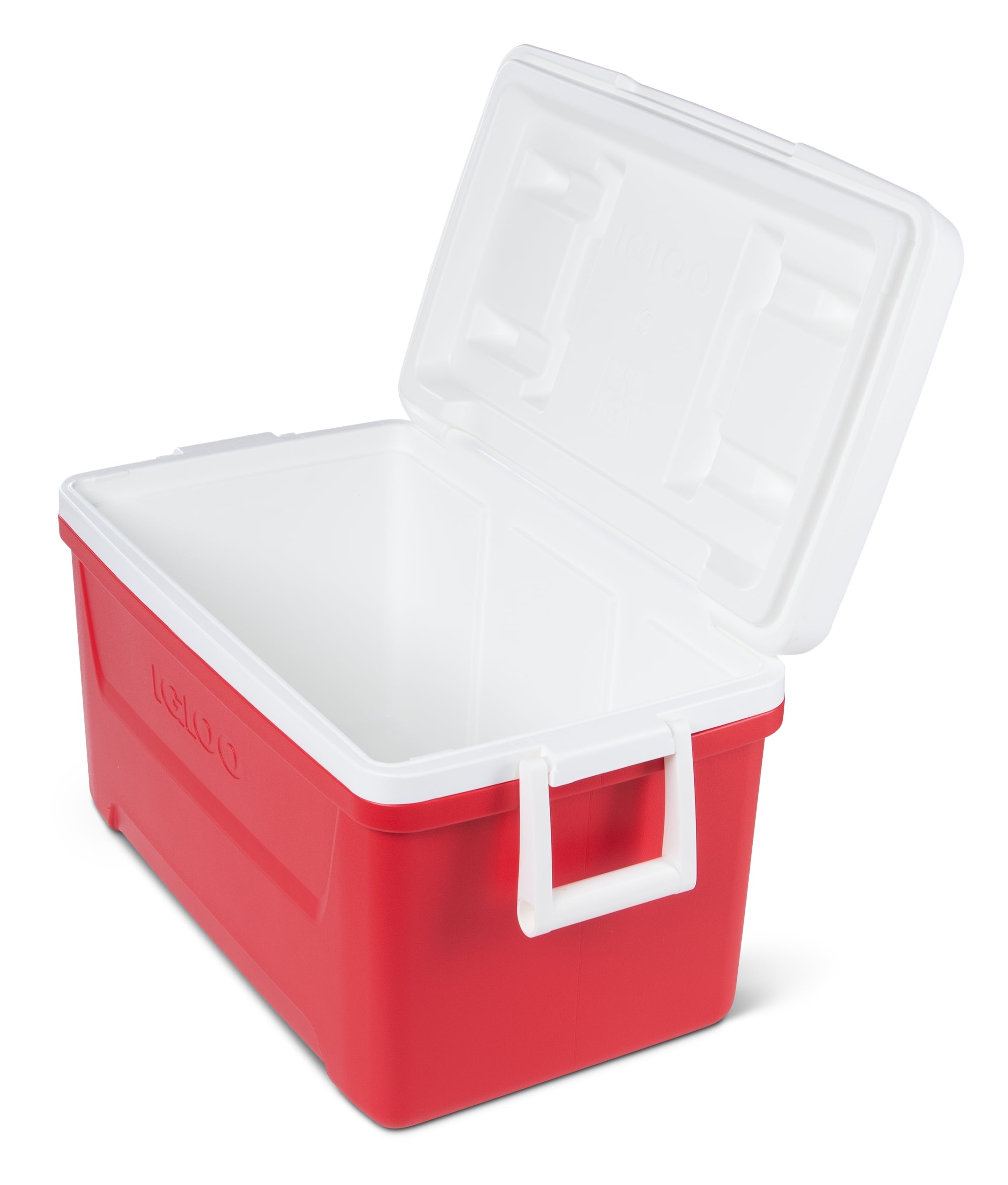 48 QT Laguna Hard Sided Ice Chest Cooler, Red