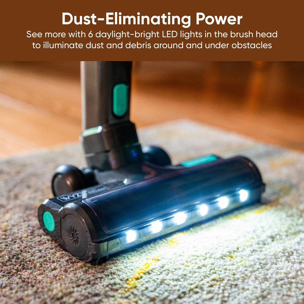 20kPa Cordless Stick Vacuum Cleaner — Lightweight for, Hard Floors & Pet Hair