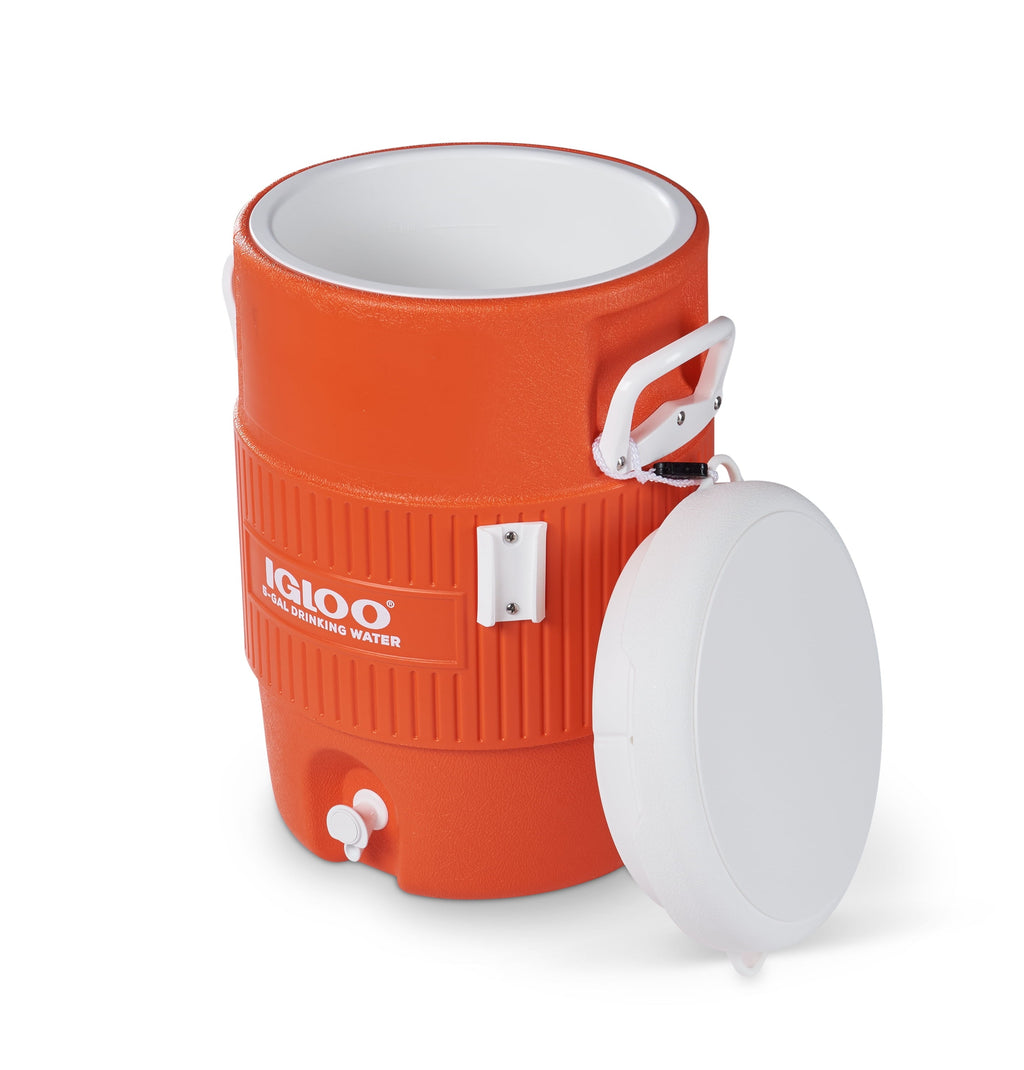 5 Gallon Heavy-Duty Beverage Cooler, Orange