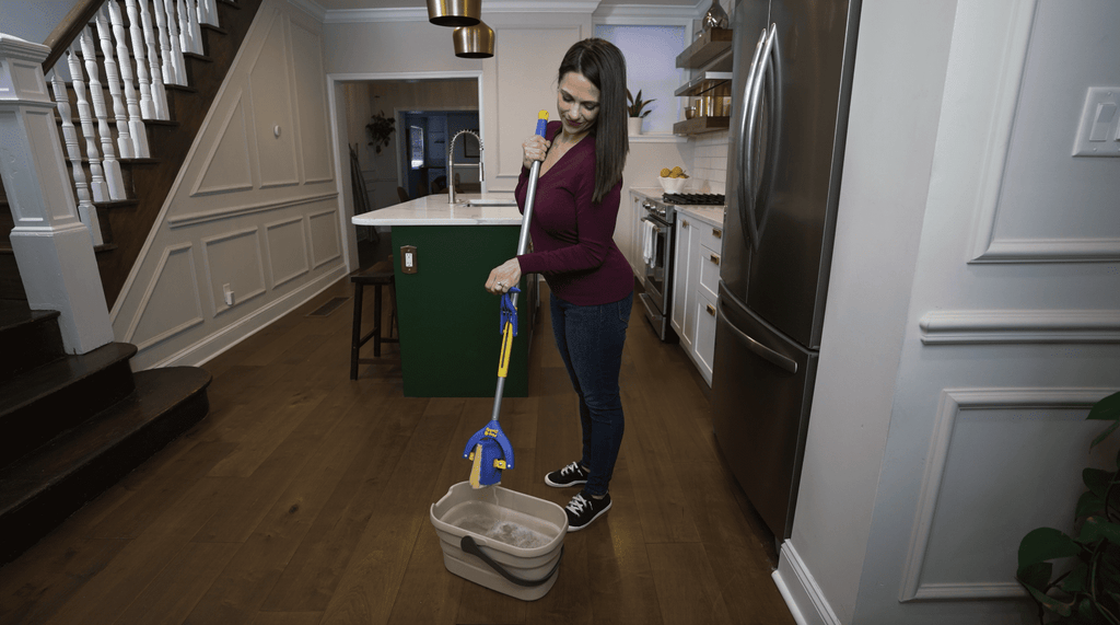 Butterfly Sponge Mop with Extra Refill Head, 2 Count