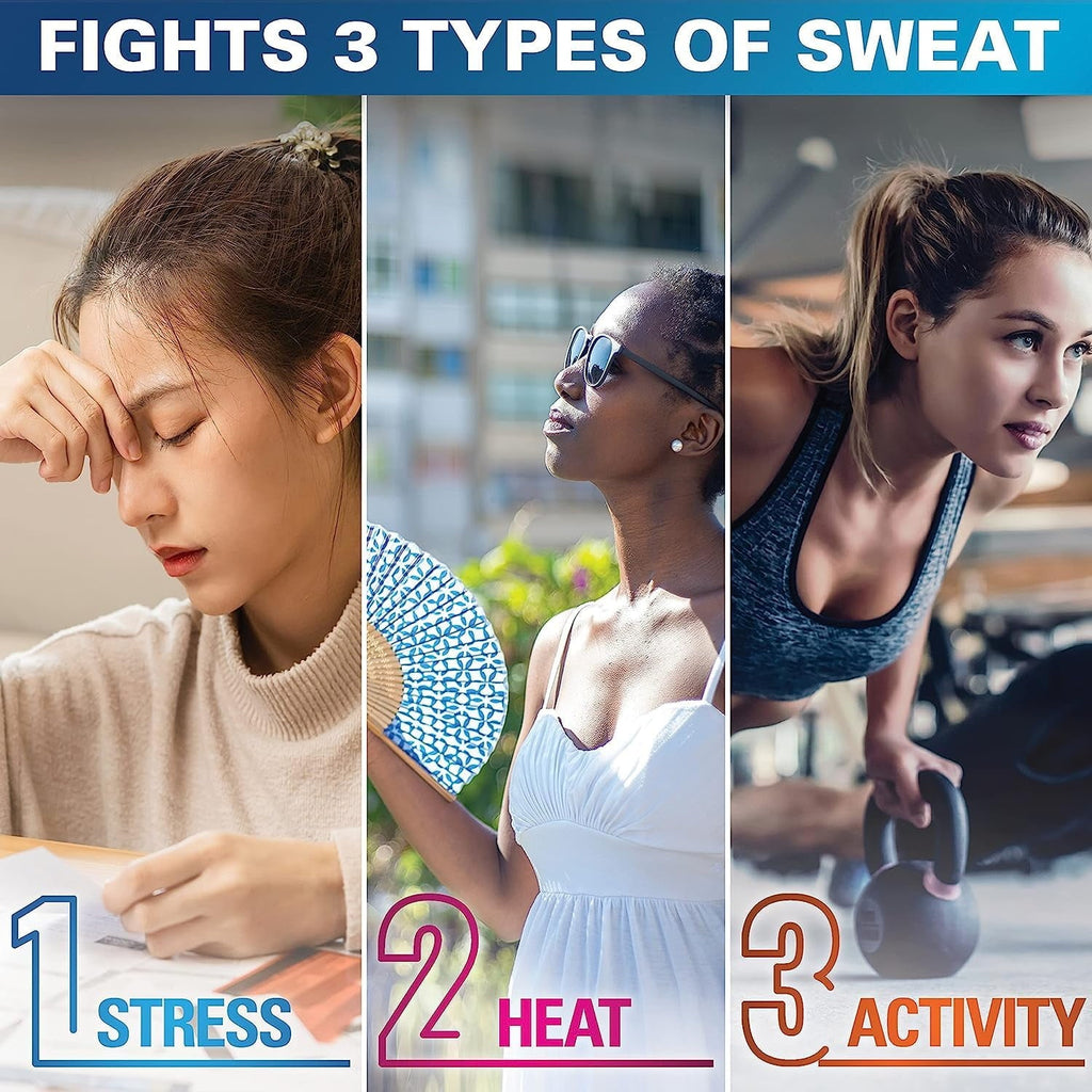 Clinical Strength Antiperspirant And Deodorant Women, Soft Solid Stress Response, 72 Hr Sweat Protection, 1.6 Oz (Pack Of 3)