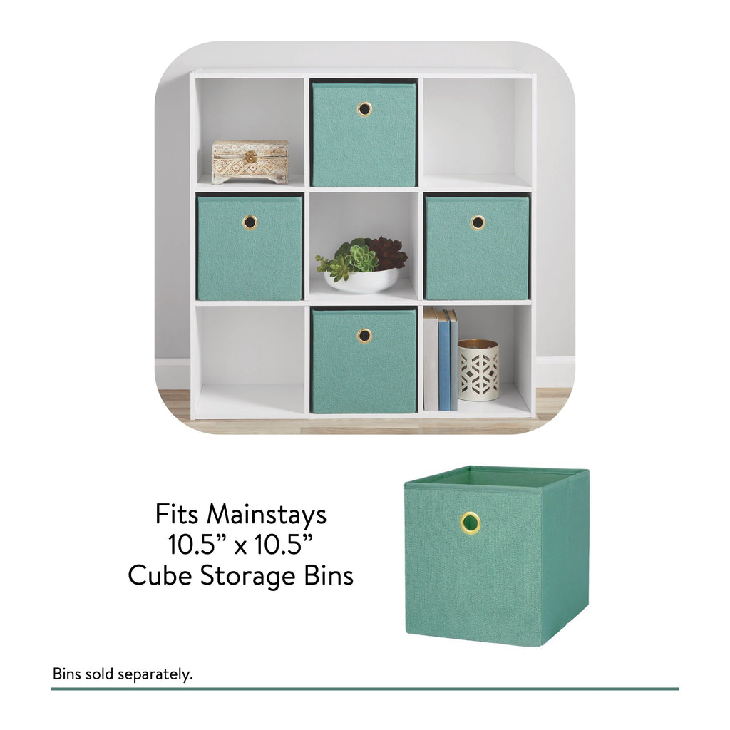 9 Cube Storage Organizer, White