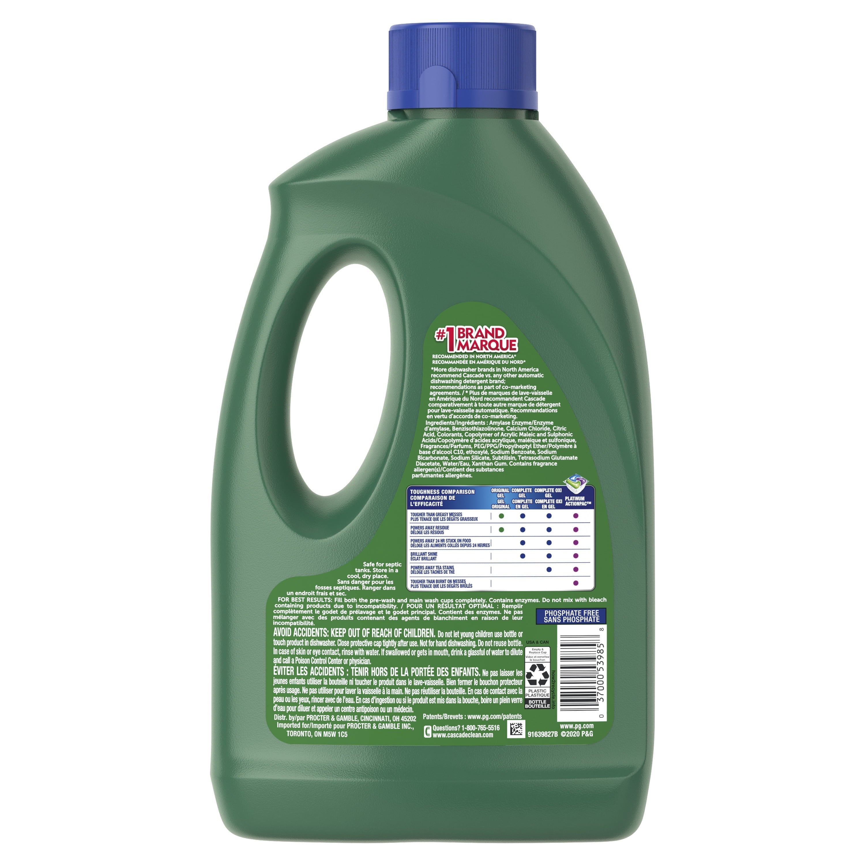 Complete Gel + Oxi, Dishwasher Detergent, 60 fl oz