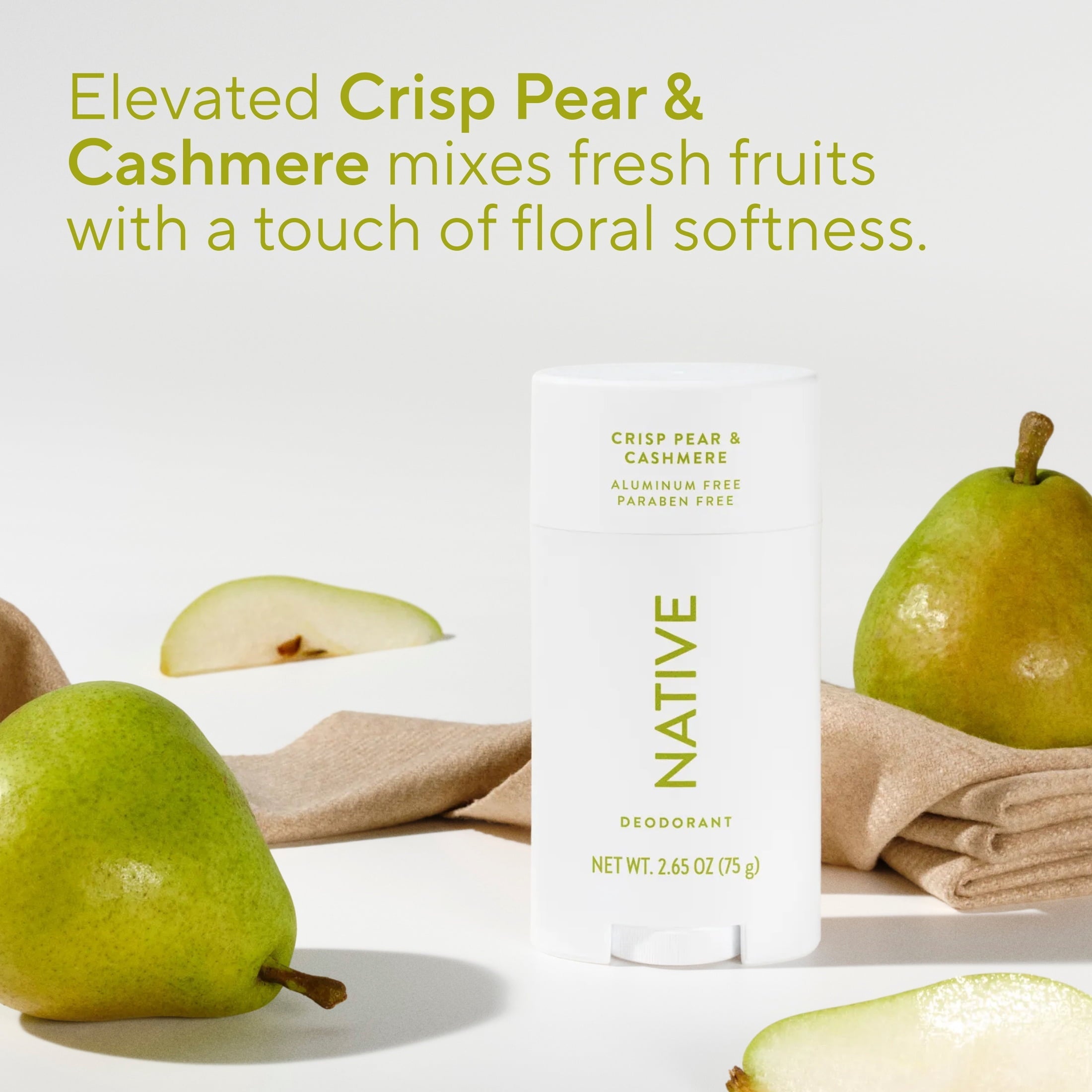 Deodorant Crisp Pear & Cashmere, 2.65oz