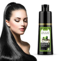 Black Hair Shampoo Organic Natural Plant Hair Dye Plant Essence Permanent Black Hair Color Dye Shampoo for Women Men Cover Gray White Hair