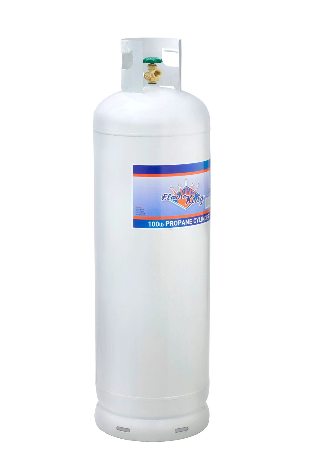 100 lb Steel Propane Cylinder POL Valve (Ships Empty)
