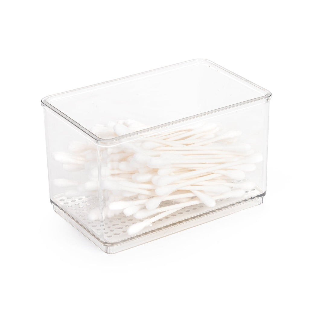 Clear Plastic Organizer Bin for Bathroom