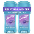 Fresh Clear Gel Antiperspirant Deodorant, Lavender, 2.6 oz (2 Pack)