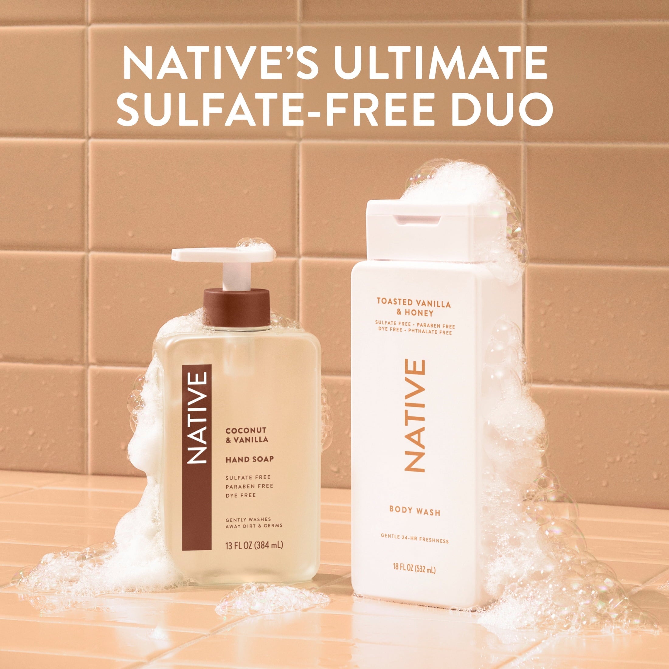 Body Wash Toasted Vanilla & Honey, 18oz