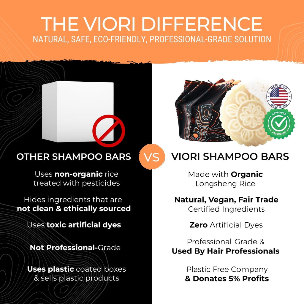 Citrus Yao Shampoo Bar Made with Rice Water- Volumizing