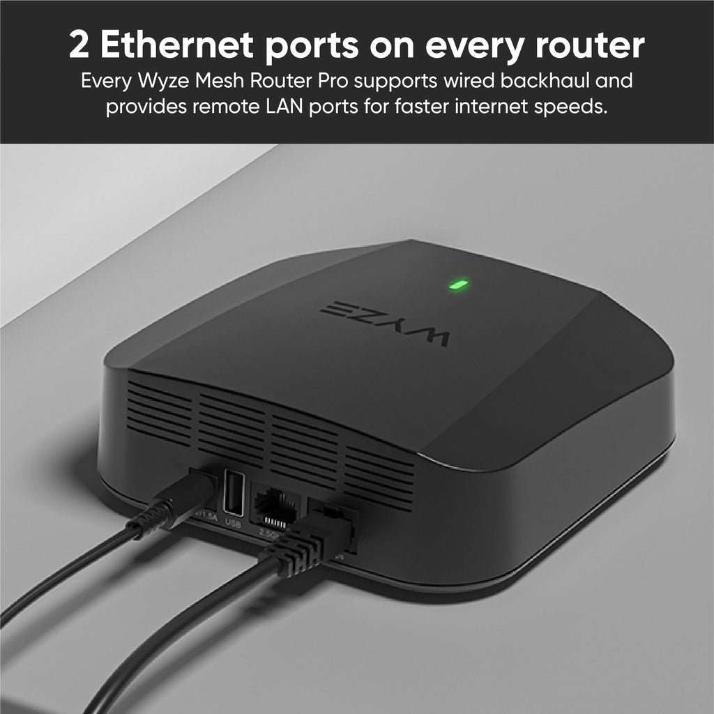Mesh Router Pro (2-Pack) - Tri-Band Wi-Fi 6E (AXE5400, 802.11ax)
