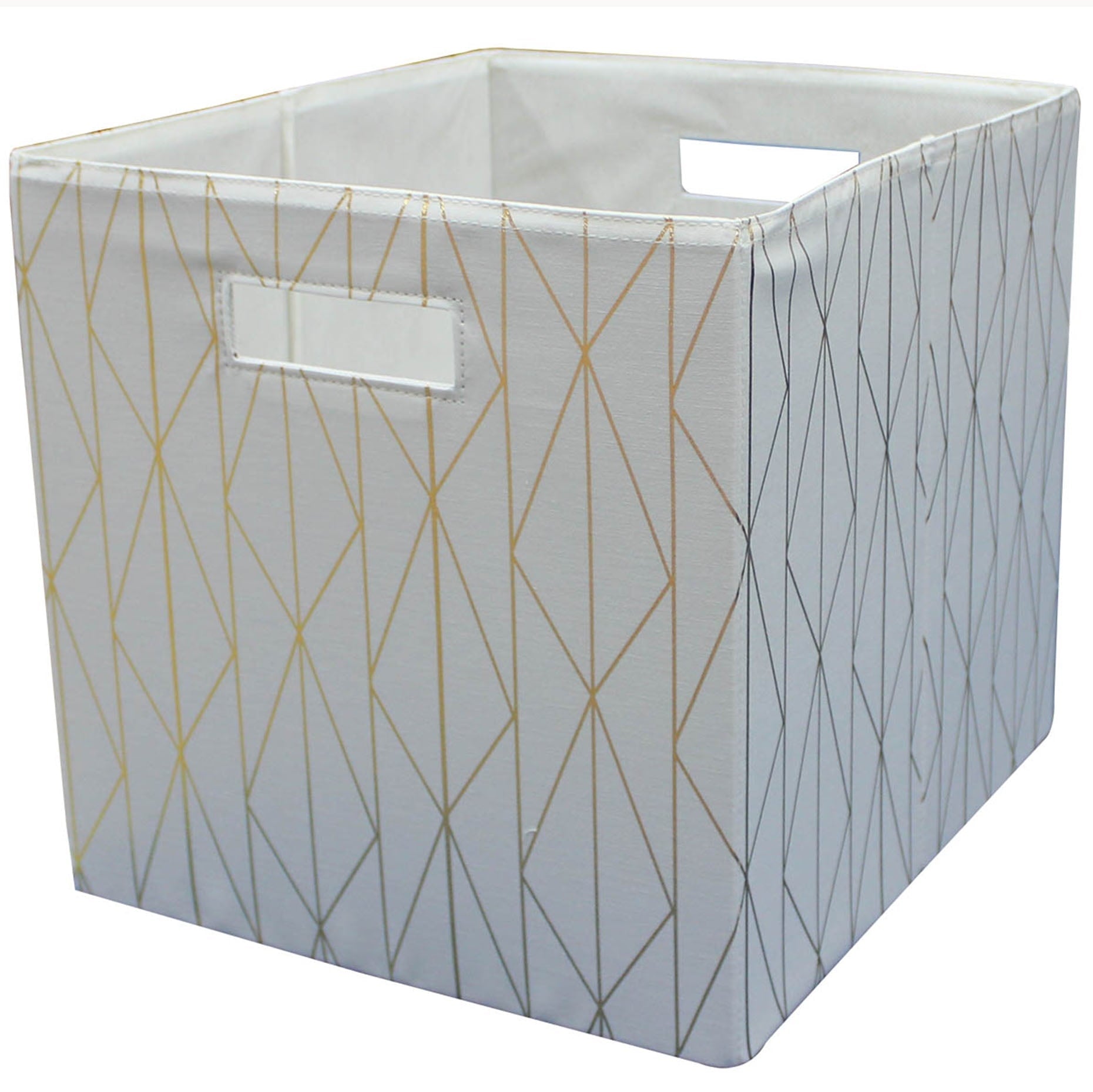 Better Homes & Gardens Collapsible Fabric Cube Storage Bin, Vanilla