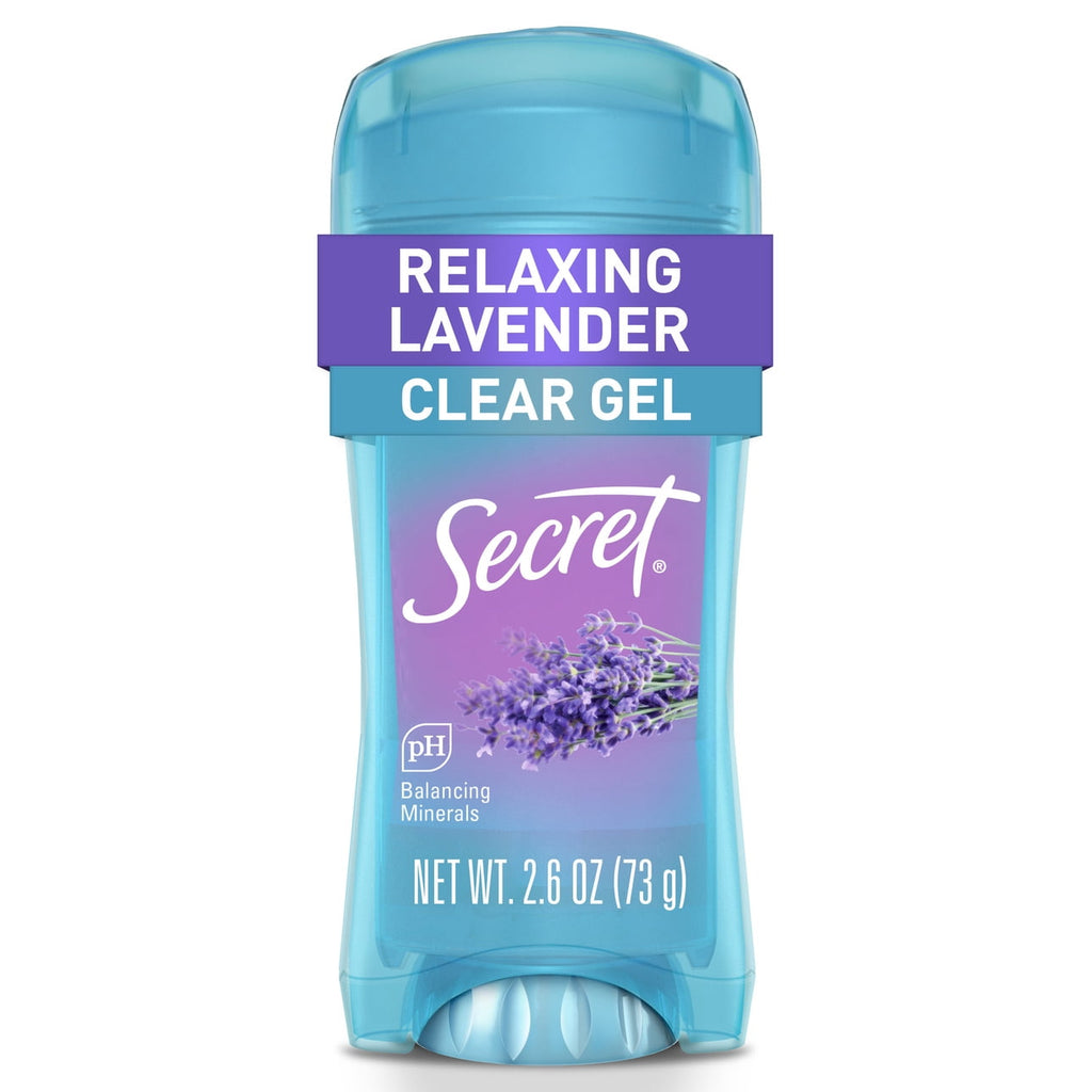 Antiperspirant Deodorant for Women, Fresh Clear Gel, Lavender, 2.6 oz