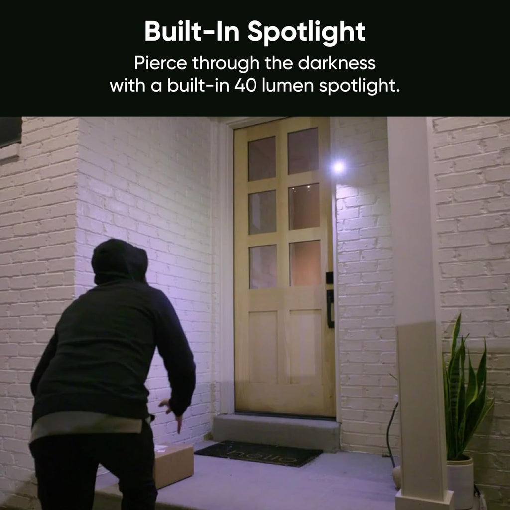 Cam OG 1080p Indoor and Outdoor Smart Security Camera with Color Night Vision and Spotlight