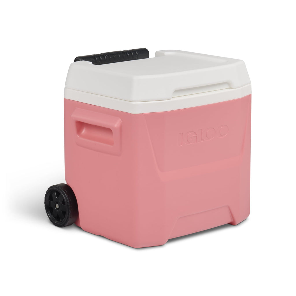 16 QT Laguna Hard Sided Ice Chest Cooler with Wheels, Aqua Blue