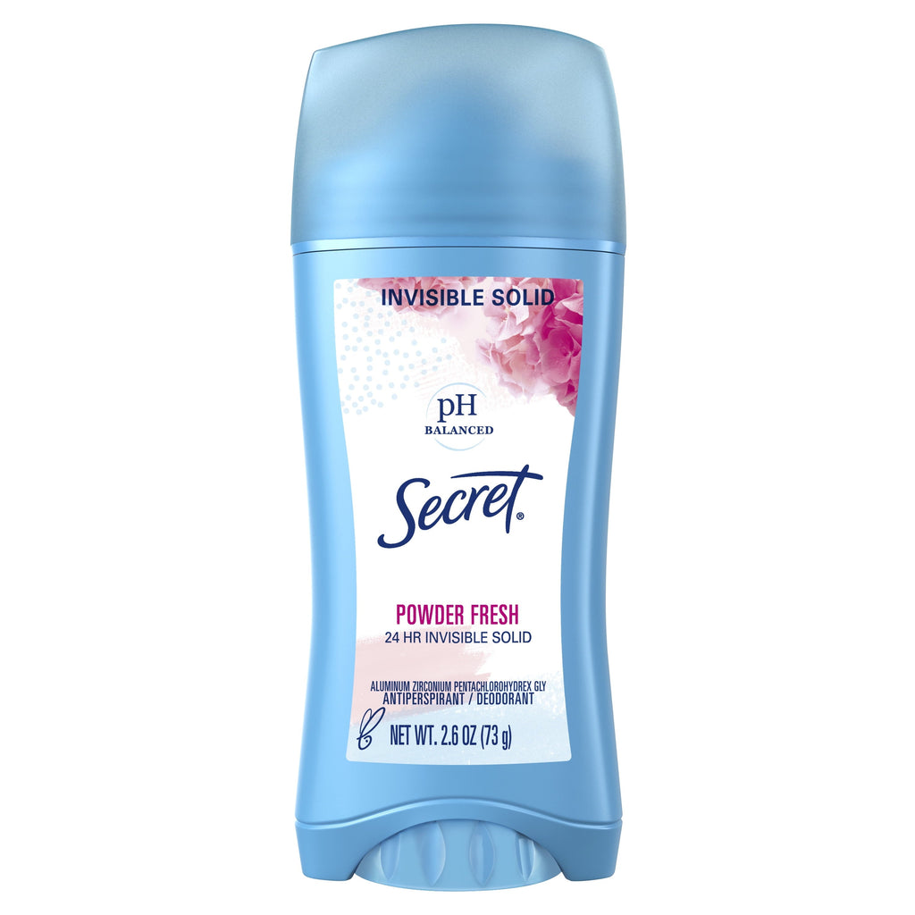 Invisible Antiperspirant Deodorant Stick, Powder Fresh, 2.6oz