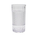 20 oz Clear Tall Acrylic Diamond Texture Tumbler