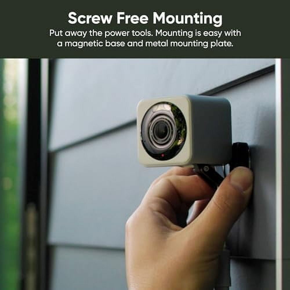Cam v4 2K HD Wi-Fi Smart Home Security Camera Indoor/Outdoor Pet/Baby Monitor Motion Activated