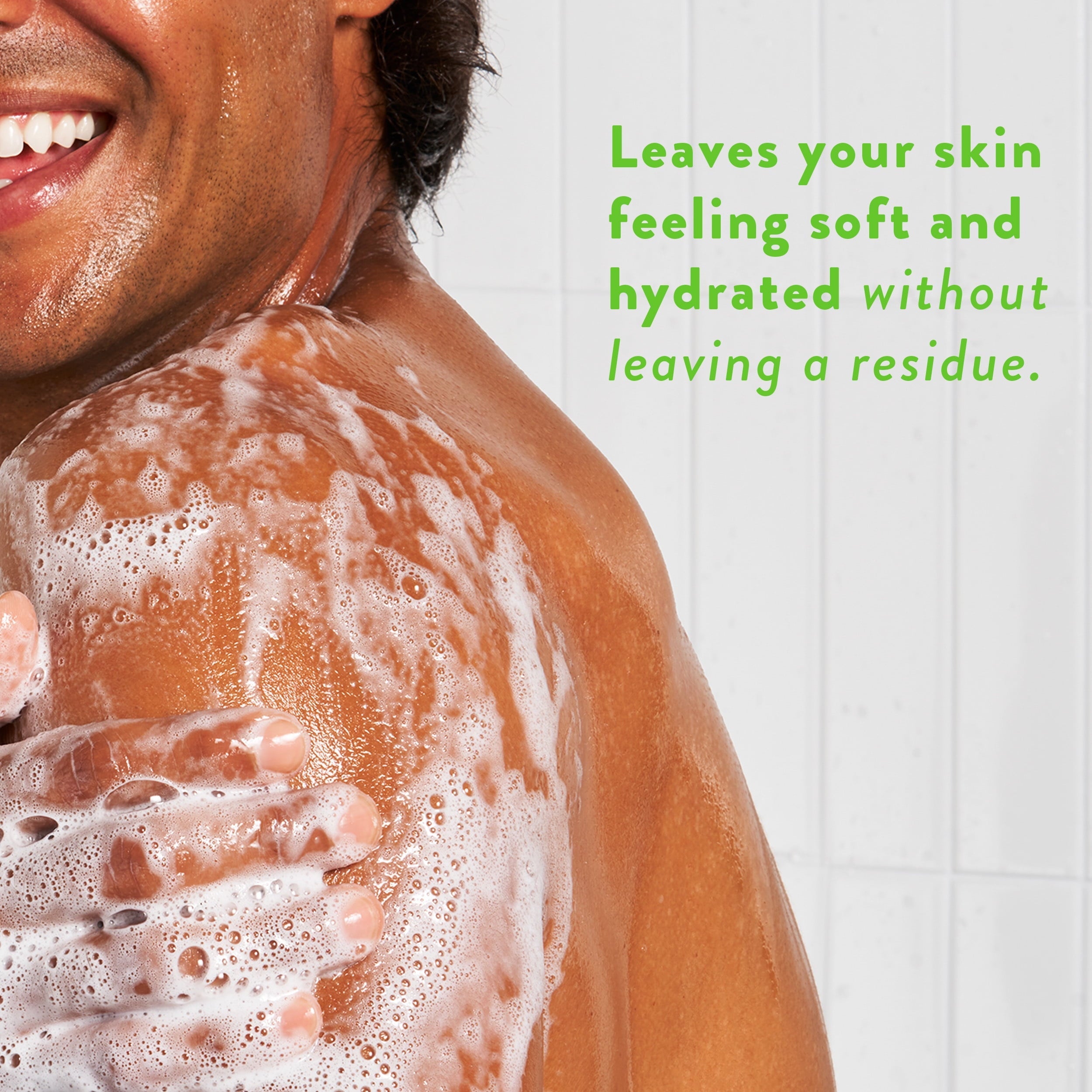 Body Wash, Cucumber & Mint, Sulfate Free, Naturally Derived Ingredients, 24hr Freshness, for Women & Men, 36 fl oz