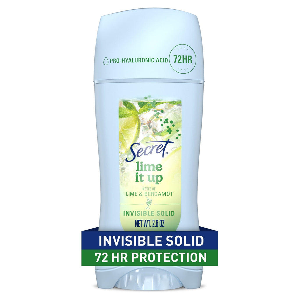 Fresh Invisible Solid Antiperspirant & Deodorant for Women, Lime It Up, 2.6oz