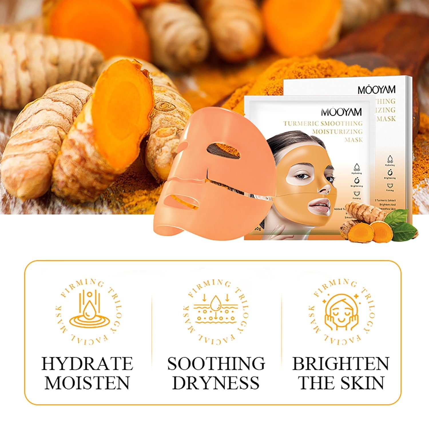 11 Pack Fruit Moisturizing Facial Mask Sheet, Rich in Fruit Essence Face Mask to Brighten and Hydrate Dull Skin