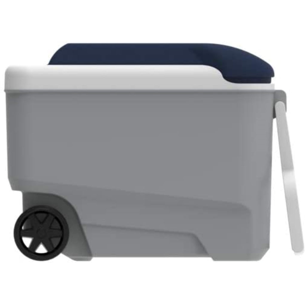 MaxCold 40 Qt. Roller Cooler, Ash Gray & Aegean Sea