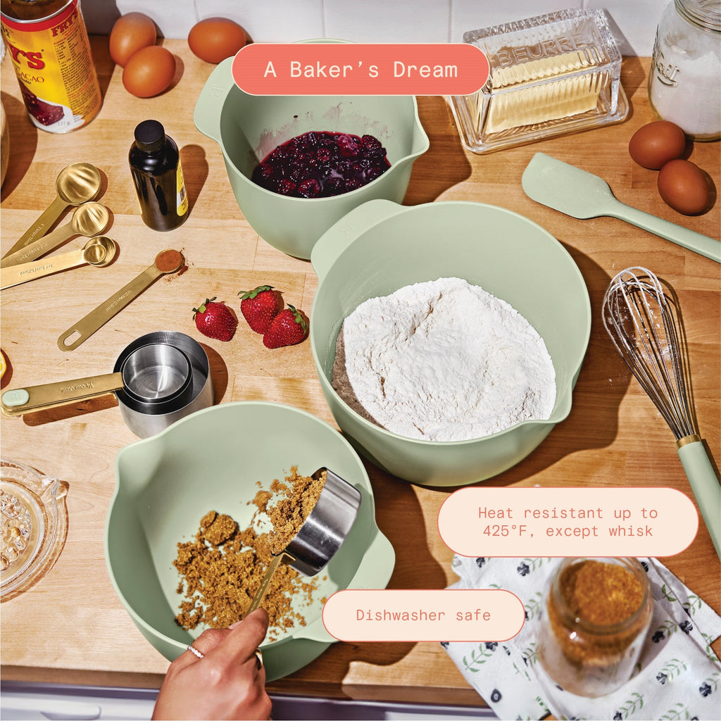 14-Piece Mix & Measure Set, Porcini Taupe by Drew Barrymore